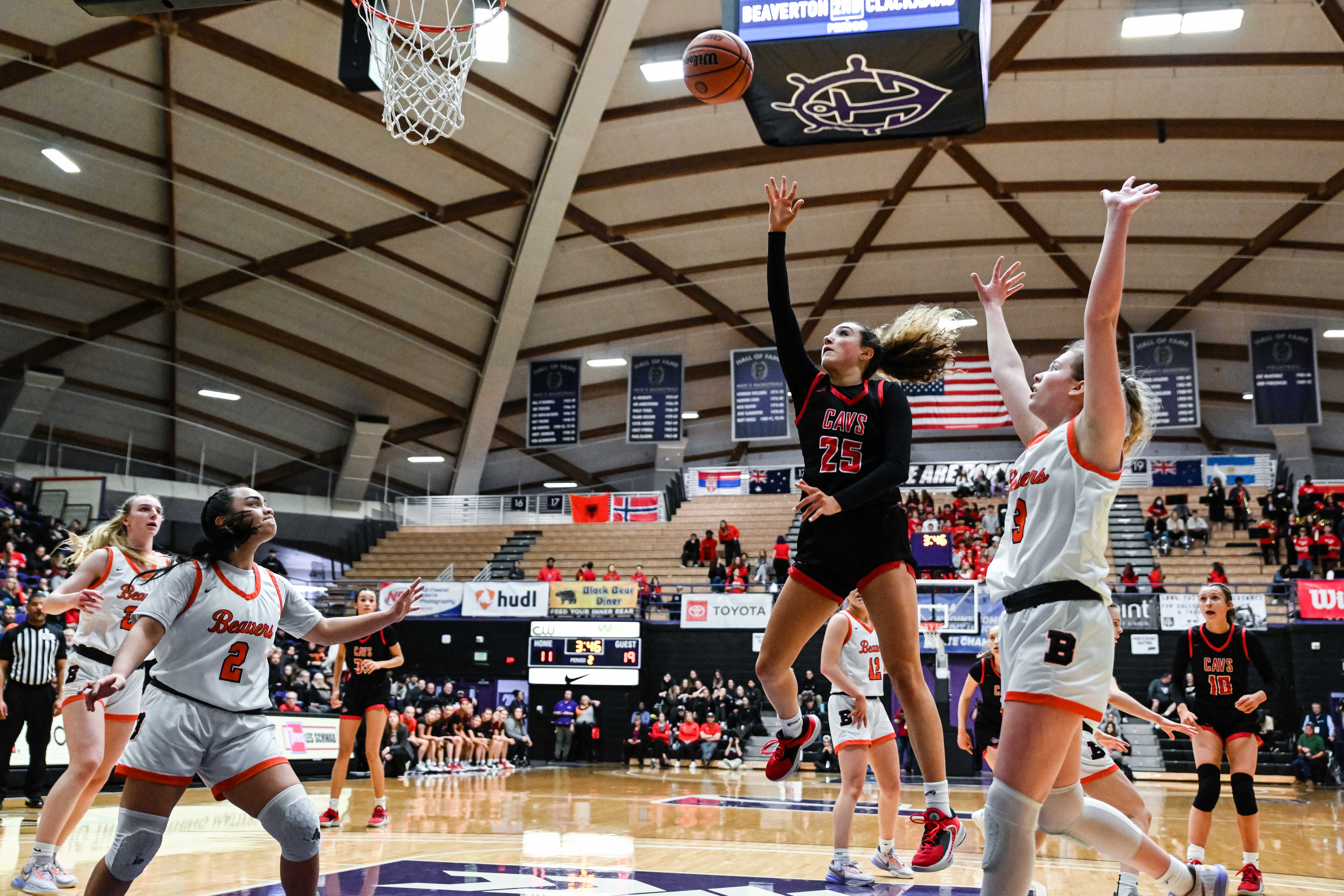 Clackamas Beaverton 6A Oregon girls basketball quarterfinal Naji Saker 1 -57